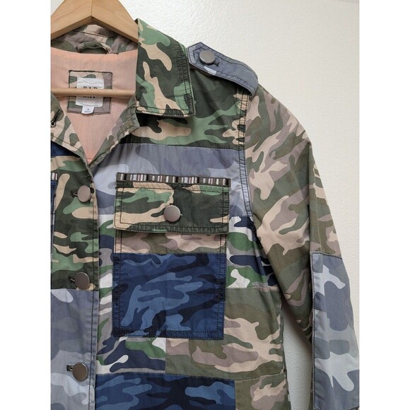 Gap Womens Camouflage Utility Army Military Jacket Sz M - Picture 4 of 7
